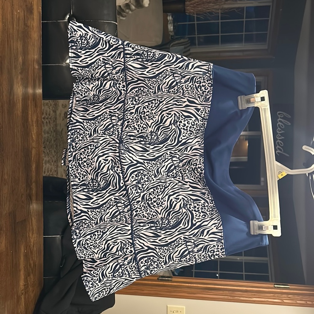 Birdies Size XL golf skort.  Blue/white